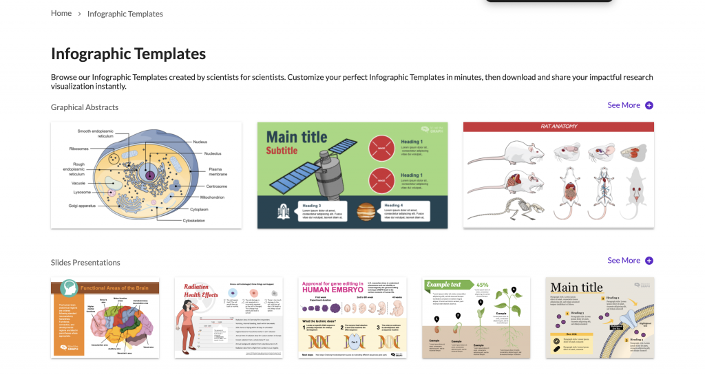 Mind the Graph Infographic Templates